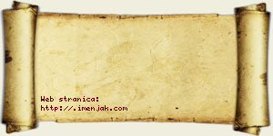 Jovana Bursać vizit kartica